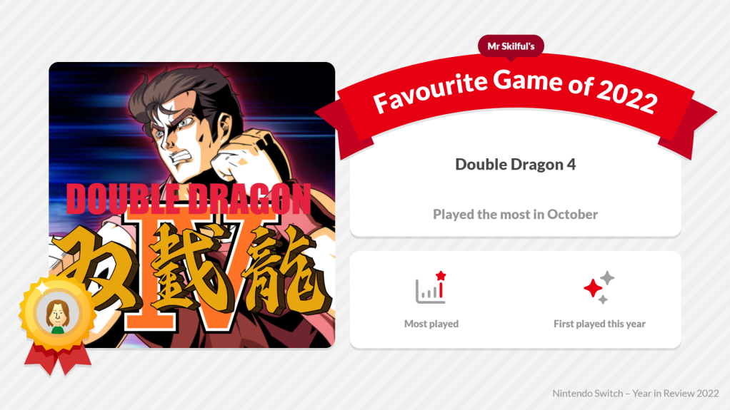 Double Dragon 4 - Older Game of the Year 2022